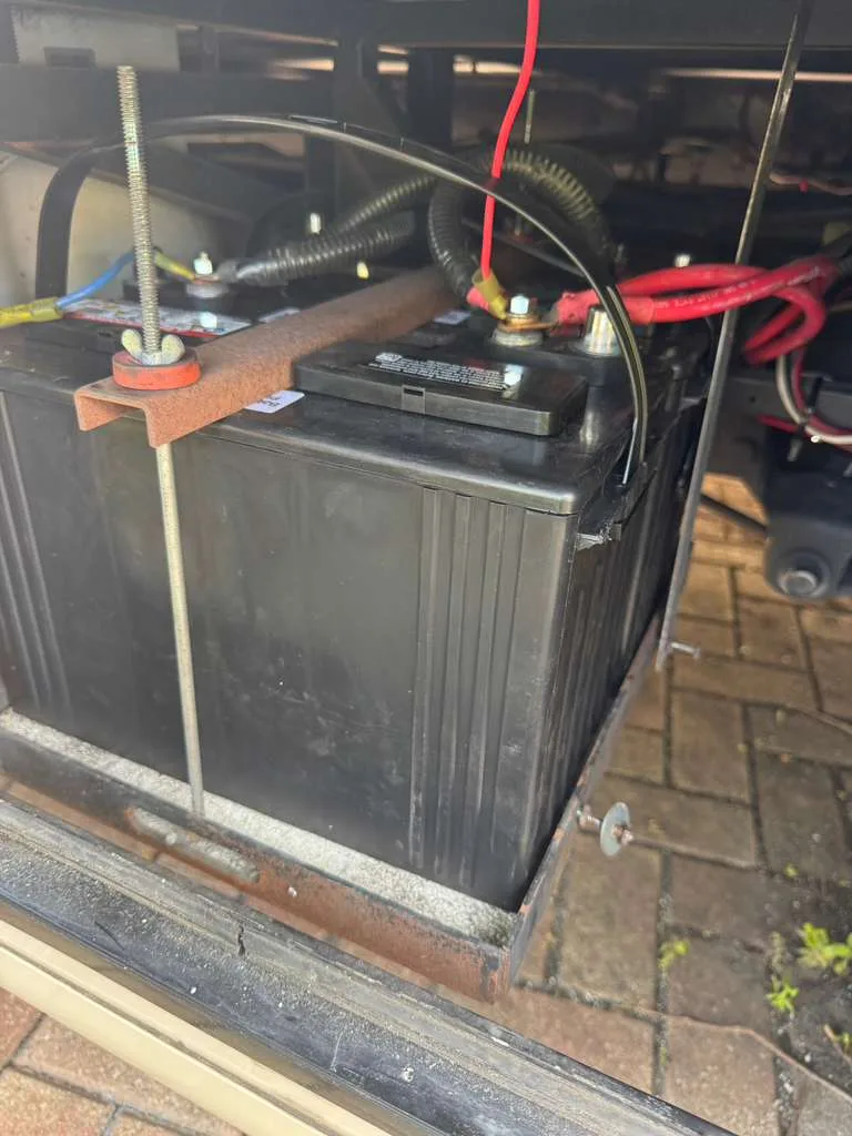 RV battery system replacement and lithium upgrade by a Triton RV technician