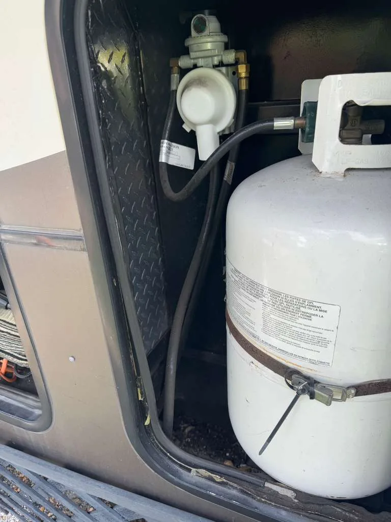 Replacement and upgrade of RV propane tanks at a Florida campground